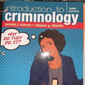 Introduction to Criminology Third Edition Textbook